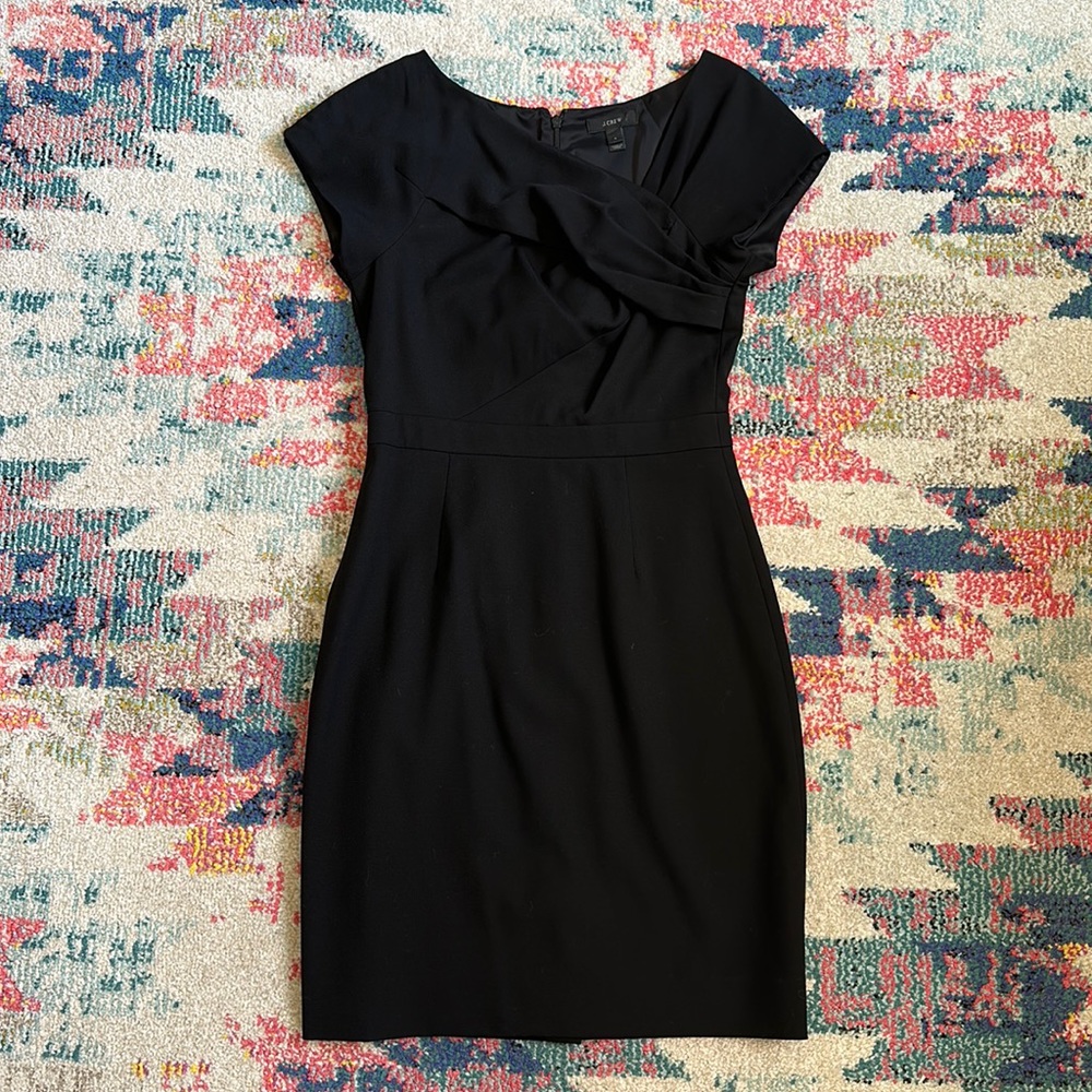 J. Crew | Black Wool Dress